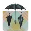 Umbrella Weather Words & Tags Kit: umbrellas word art tag
