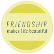 1000 Words & Tags Kit: Tag friendship makes life beautiful