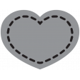 Templates Grab Bag Kit #28 - Shape heart 1