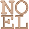 The Good Life: December 2019 Christmas Elements Kit - letterpress noel
