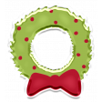 The Good Life: December 2019 Christmas Elements Kit - Sticker wreath