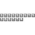 Alpha Template Kit #54 - Alpha Template 54 Numbers