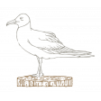 The Good Life - July 2020 Tags & Stickers - Print Sticker Seagull