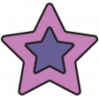 The Good Life: January 2021 Labels & Stickers Kit - Purple Star
