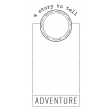 World Traveler #2 Black & White Journal Me Kit - Card 08