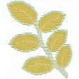 Good Life April 21_Leaf 3-yellow blue