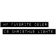 The Good Life December 2021 Collage Kit - Christmas Lights Label