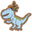 The Good Life: January 2022 cardboard sticker dino 3