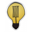 The Good Life: January 2022 Elements - puffy sticker lightbulb