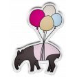 The Good Life: January 2022 Elements - puffy sticker tapir