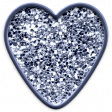 The Good Life: April 2022 Elements - Glitter enamel pin heart 1