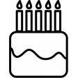 The Good Life: June 2022 Icon Cake Template