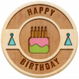 GL22 June Birthday Badge Happy Birthday