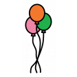 GL22 June Birthday Sticker Balloons
