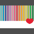 Good Life June 2022: JC- Rainbow Stripes (Vertical) 4x6