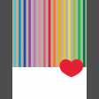 Good Life June 2022: JC- Rainbow Stripes (Vertical) 3x4