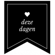 Dutch Black & White Labels Kit #3 - Label 30 deze dagen