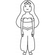 Draw It Kit - Princesses Templates - template 8