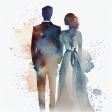 GL23 March April Wedding Card 6 4 x 4