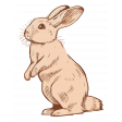 The Good Life: March & April 2023 Easter Mini Kit – Bunny Sticker 2