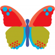 The Good Life: May & June 2023 Sticker butterfly 2