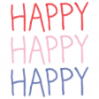 Good Life May & June 2023: Birthday Pocket Cards - Happy 4X4