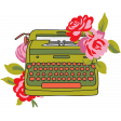 The Good Life: May & June 2023 Sticker Flower Typewriter