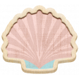 Water World Textured Sticker 2: Seashell 