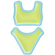 Water World Textured Sticker 6: Bikini/Bathing Suit