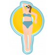 Water World Textured Sticker 13