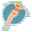 Water World Textured Sticker 14