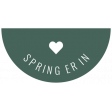 Water World Dutch Word Art: Label- Spring Er In