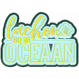 Water World Dutch Word Art: Plastic- Lachen Bij De Oceaan