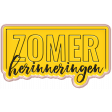 Water World Dutch Word Art: Plastic- Zomer Herinneringen