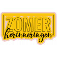 Water World Dutch Word Art: Zomer Herinneringen