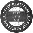 Touch Of Delight Elements: Chalkboard Label- Daily Gratitude