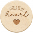 Touch Of Delight Elements: Wood Label- Stored In My Heart