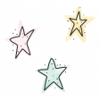 Supernova Sticker stars