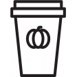 Fall Icon - Pumpkin Cup