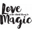 Love Magic Word Art