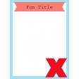 Journal Card Template 017 3x4