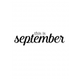 Month Pocket Card 04 September 3x4