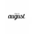 Month Pocket Card 04 August 3x4