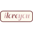 Oh, My Love I Love You Sticker