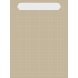 In The Pocket - Writable Journal Card - Grid Tan