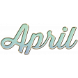 New Day - Enamel Months - April - Mint