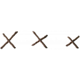 Mixed Media 1  - Elements - Stitches - Cross