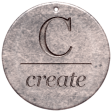 Create Something - Elements - Round Metal Tag Create