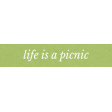Picnic Day Elements - Word Strip Life