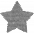 Reflections At Night - Burlap Star - Template